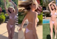 Heidi Klum kërcen me bikini të vogla, modelja 49-vjeçare është me shkëlqim dhe seksi